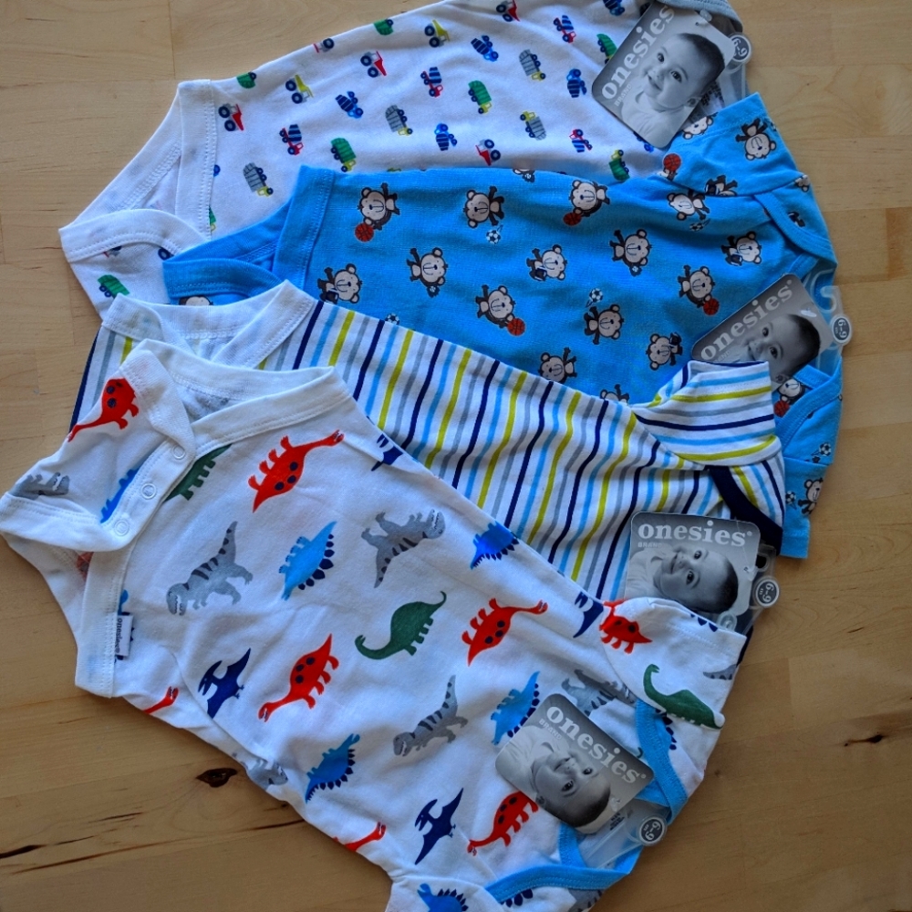 Onesies - diaper shirts, 6-9 mos. by Gerber